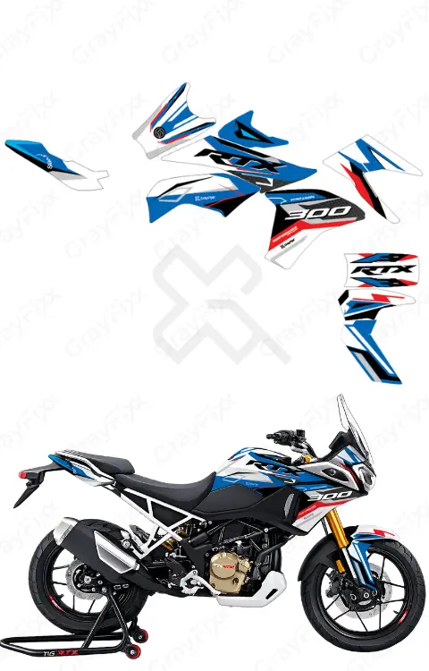 Phantom Edition Full Body Sticker Compatible with RTX 300 | Made in Premium Matte Vinyl with FPF (Fade Protection Film), Waterproof, Precut Sticker, Pack of 1